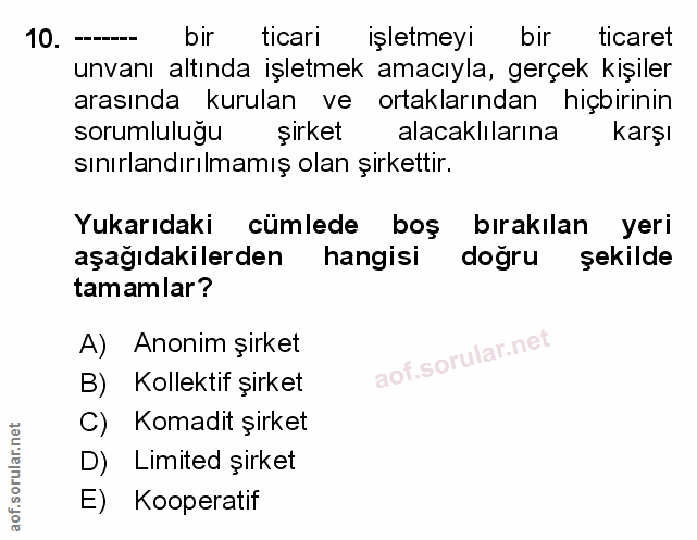 Soru 10