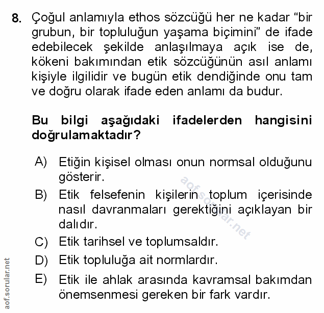 Soru 8