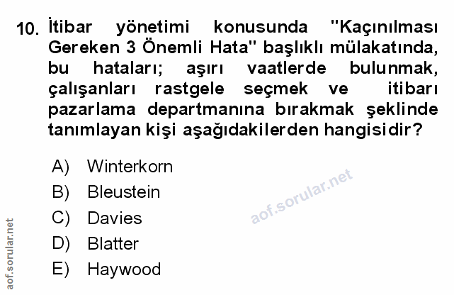 Soru 10