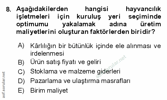 Soru 8