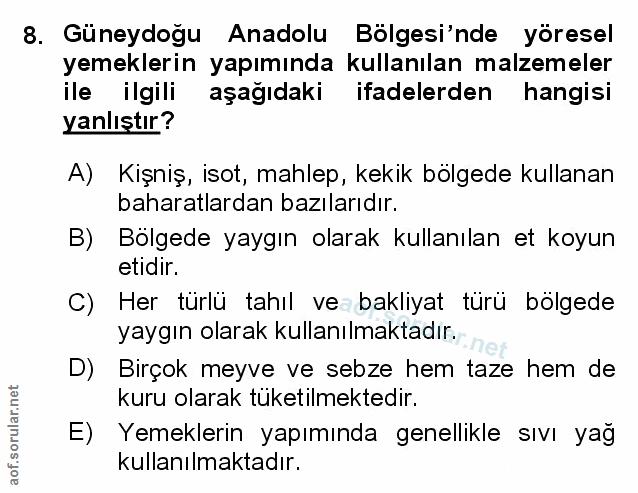 Soru 8