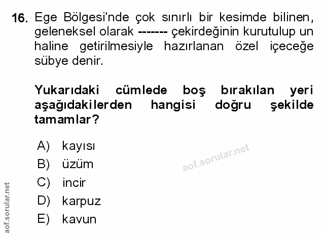Soru 16