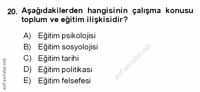 Soru 20