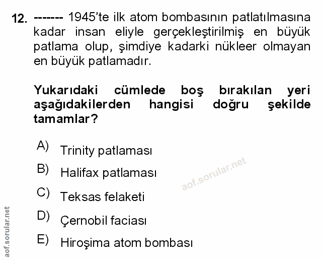 Soru 12