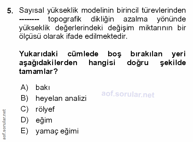 Soru 5