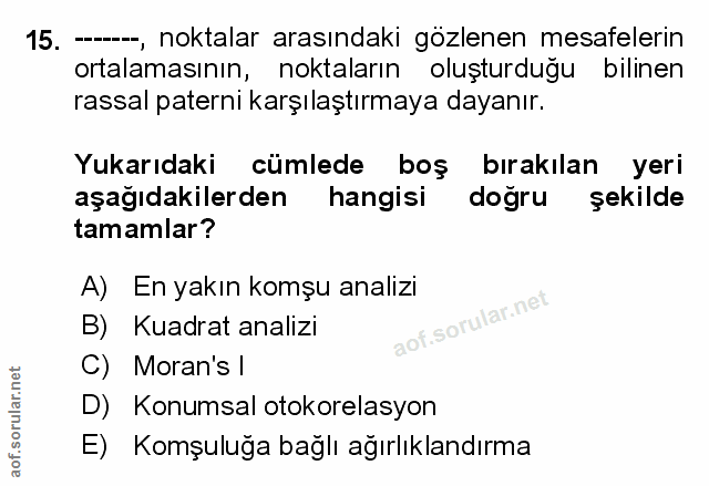 Soru 15