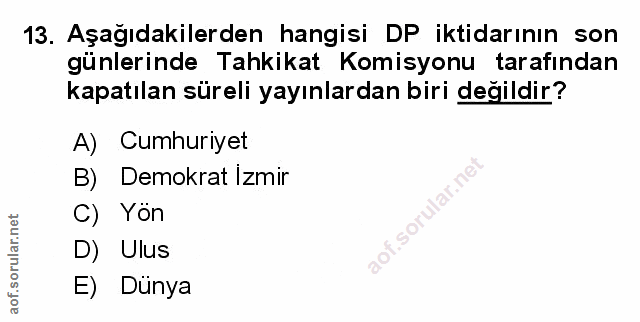 Soru 13