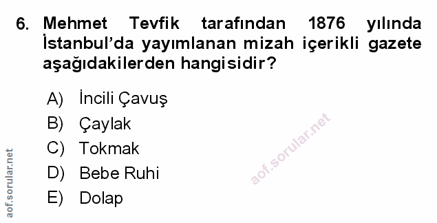 Soru 6