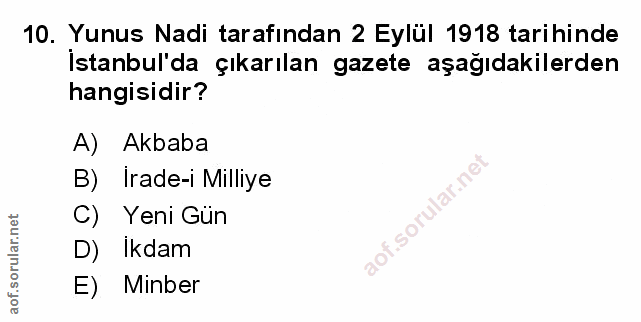 Soru 10