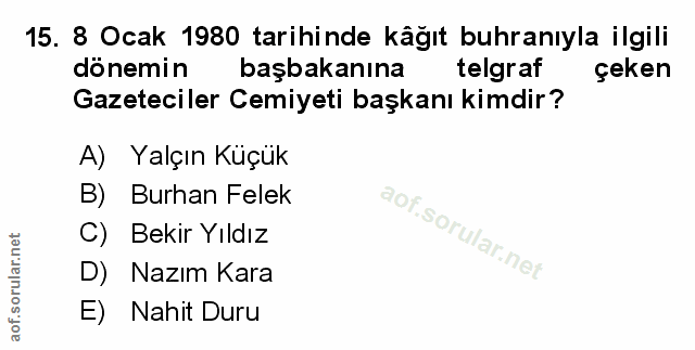 Soru 15