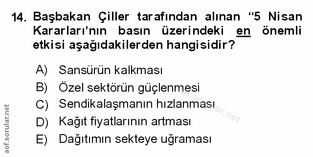 Soru 14