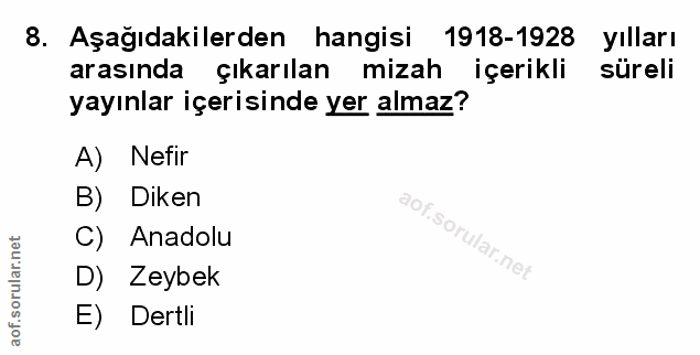 Soru 8