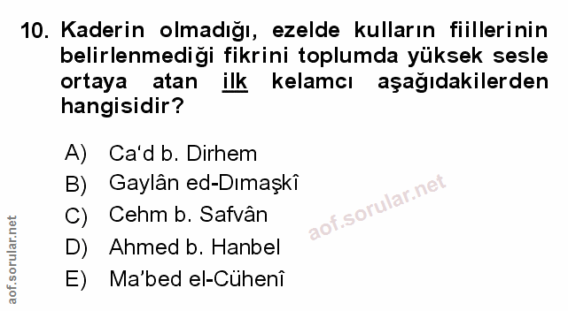 Soru 10