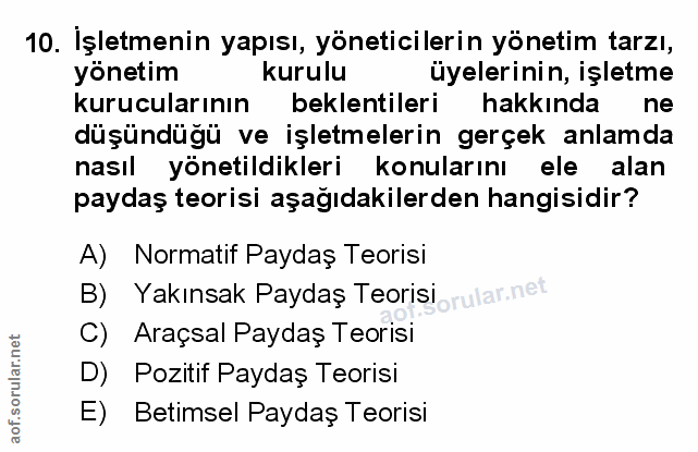 Soru 10