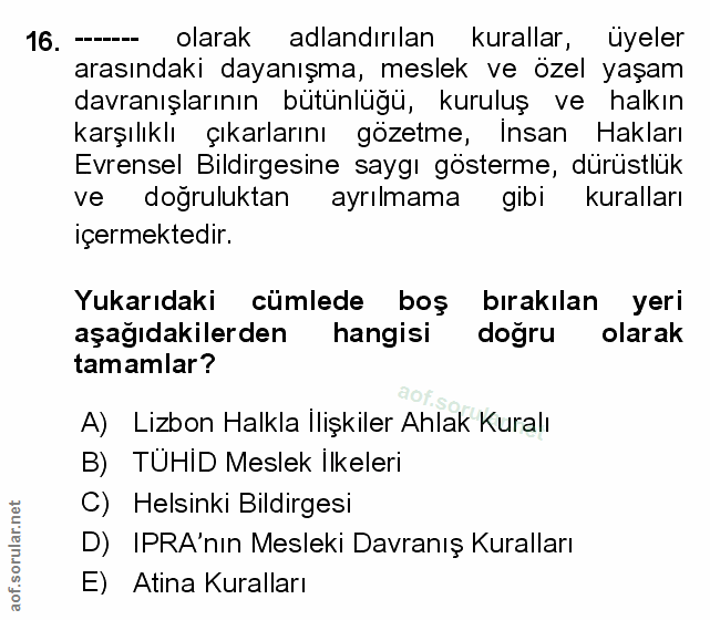 Soru 16