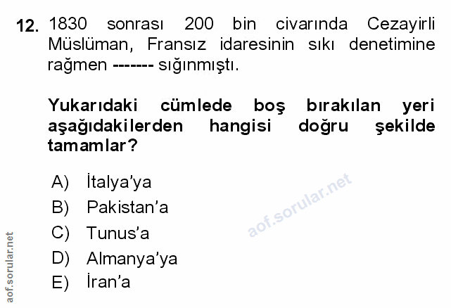 Soru 12