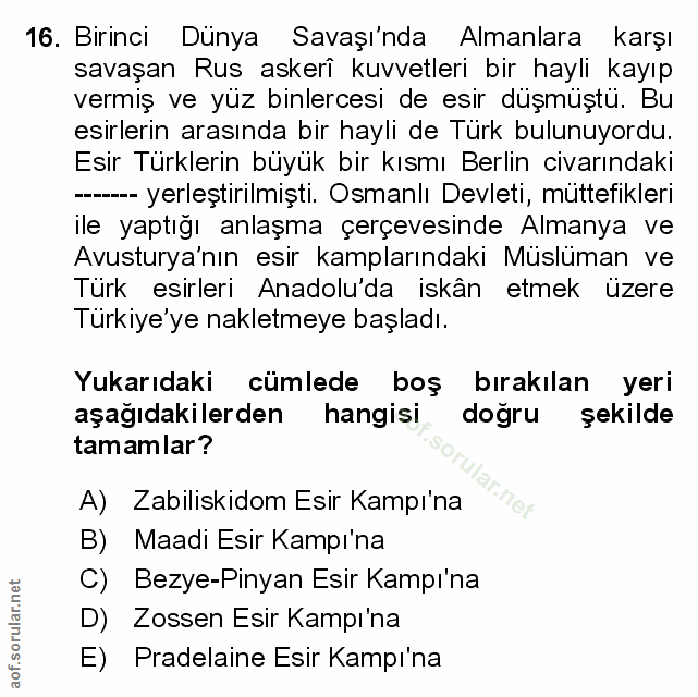 Soru 16