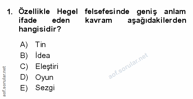 Soru 1