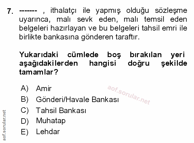 Soru 7