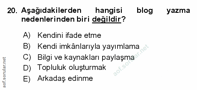 Soru 20