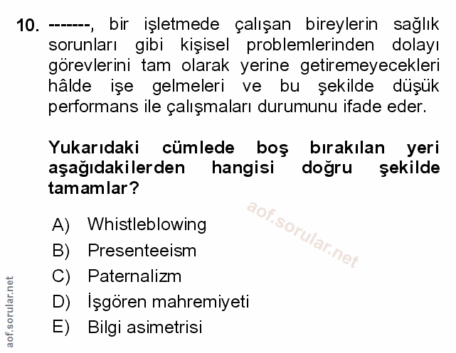 Soru 10