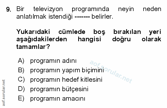 Soru 9