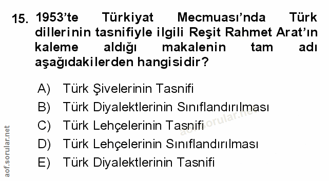 Soru 15