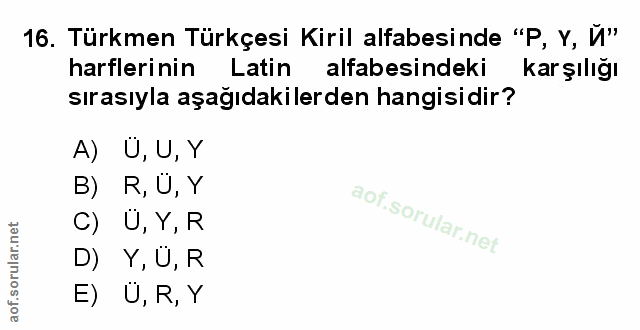 Soru 16