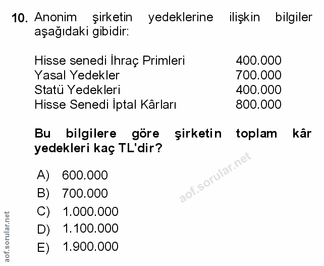 Soru 10