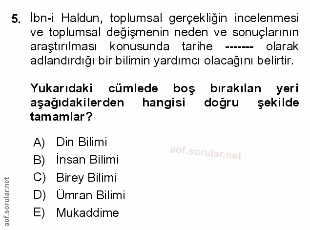 Soru 5