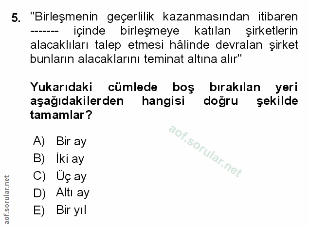 Soru 5