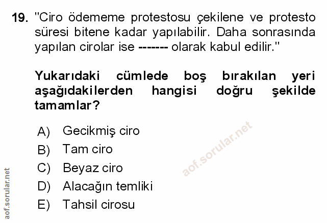 Soru 19