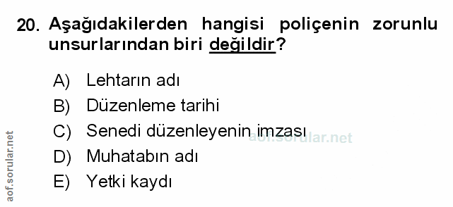 Soru 20