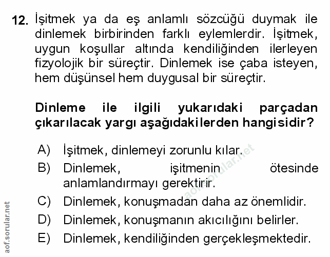 Soru 12