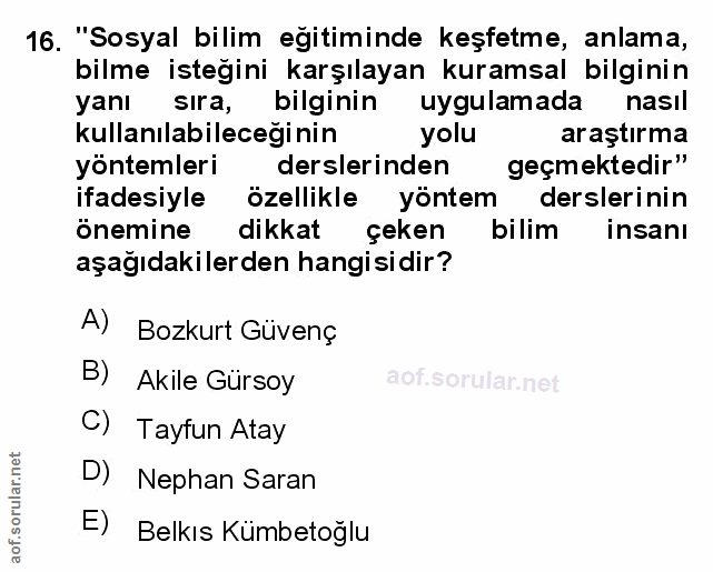 Soru 16