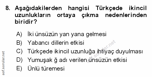 Soru 8