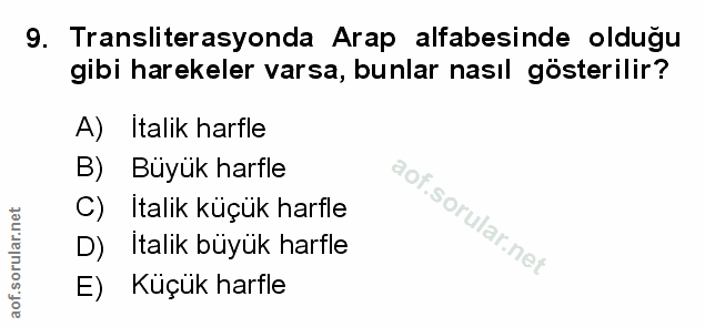 Soru 9
