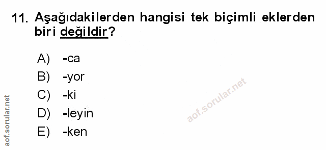 Soru 11