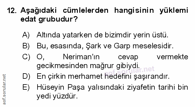 Soru 12