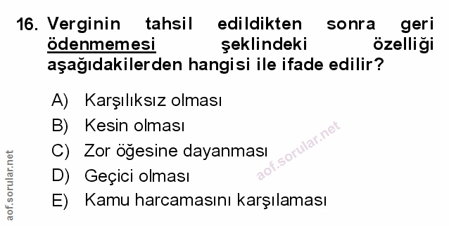 Soru 16