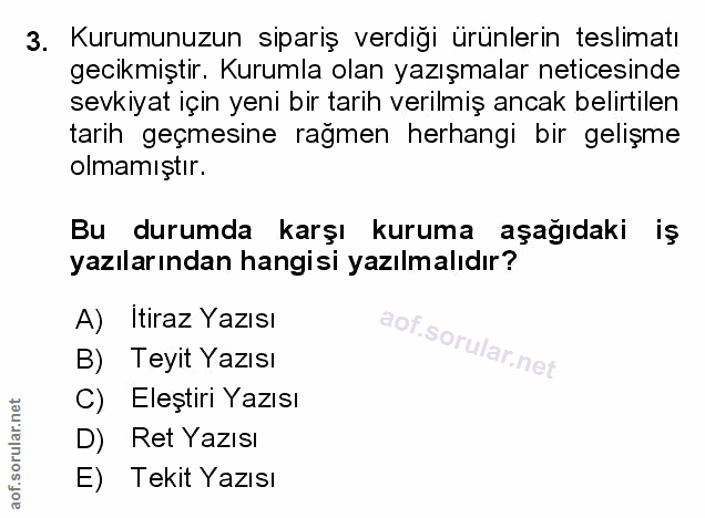 Soru 3
