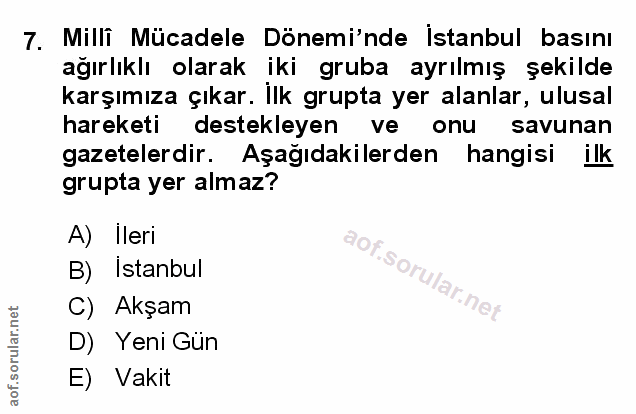 Soru 7