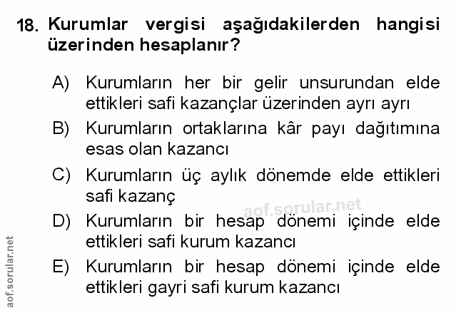 Soru 18
