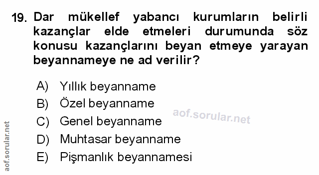 Soru 19