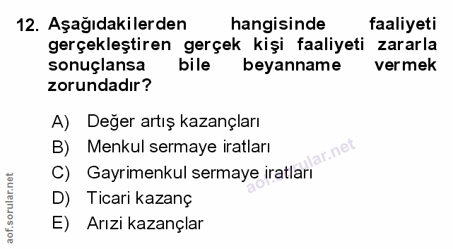 Soru 12