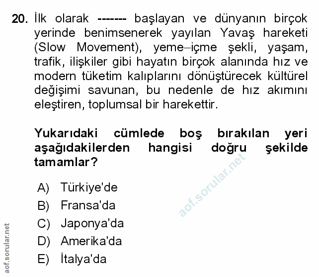 Soru 20