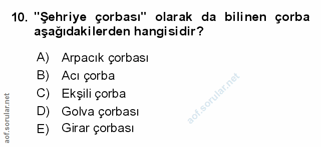 Soru 10