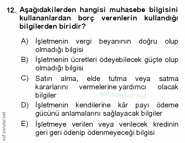 Soru 12