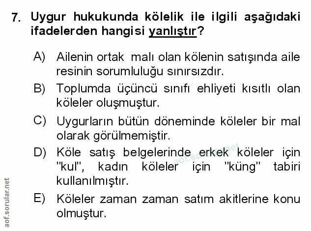 Soru 7