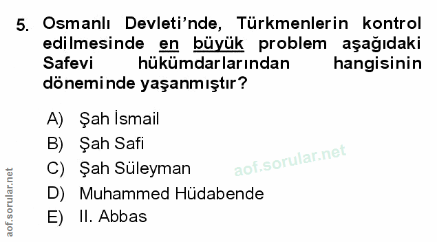 Soru 5